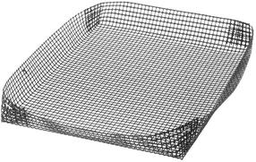  Grila gatavošanas trauks Mustang 230232, 31 cm x 21 cm x 3.6 cm