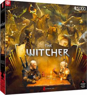 Pusle Good Loot The Witcher Playing Gwent, 68 cm x 48 cm, 1000 tk, mitmevärviline