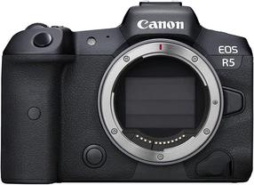 Sisteminis fotoaparatas Canon EOS R5 Body, juoda sp.