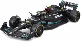 Žaislinis automobilis Bburago Mercedes AMG F1 W14 18-28028, juoda sp.