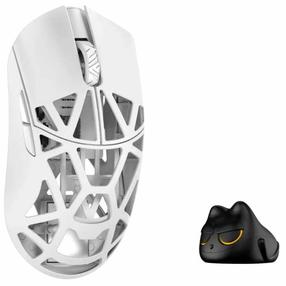 Juhtmevaba mänguhiir WLMouse Beast X Pro Solid Slides MPRO-SHIXIN-WHITE-O, 2.4ghz wireless / usb, valge v.