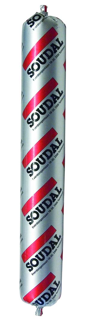 Герметик Soudal, 600 л, серый цв.