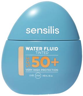 Средство для ухода за загаром для лица Sensilis Water Fluid Tinted SPF50+, 40 мл
