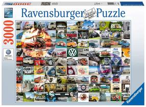Пазл Ravensburger 99 VW Campervan Moments 16018, 80 см x 121 см, 3000 шт., многоцветный
