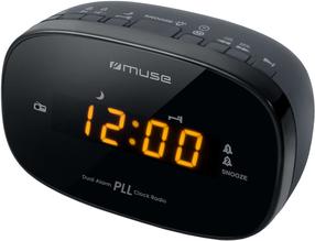 Radio modinātājs Muse M-150CR, melna krās.