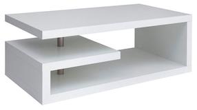 Žurnalinis staliukas Glimp, baltas, 120 cm x 60 cm x 45 cm