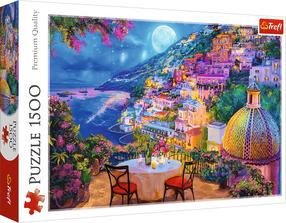 Dėlionė Trefl Date In Positano 26218, 58 cm x 85 cm, 1500 vnt., įvairių spalvų