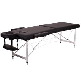 Masāžās galds Restpro ALU 2 M Juodas, 180 cm, 12 kg, melna krās.