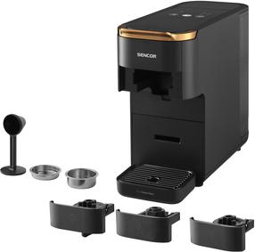 Kapsulu kafijas automāts Sencor SCC 1000BK, melna krās.