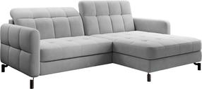 Kampinė sofa Lorelle Paros 05, pilka sp., dešininė, 160 x 225 cm x 105 cm