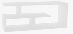 TV staliukas Kalune Design Cafu, balta sp., 100 cm x 29.6 cm x 40 cm