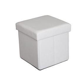 Pufas Domoletti XYF1368B, balta sp., 38 cm x 38 cm x 38 cm