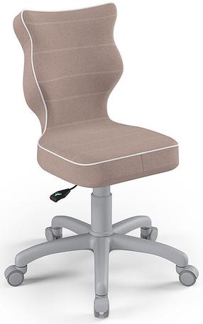 Bērnu darba krēsls Petit Size 3 JS08, 33.5 x 30 x 77.5 cm, pelēka krās./bēša krās.