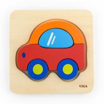 Medinė dėlionė VIGA Handy Block Puzzle, 5 vnt.
