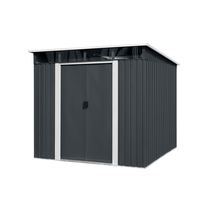 Sodo sandėliukas 4IQ, 238 cm x 193 cm x 203 cm, pilka sp.