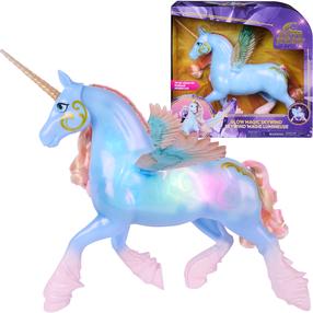 Rotaļlietu figūriņa, vienradzis Spin Master Unicorn Academy Glow Magic Skywind, gaiši zila krās.