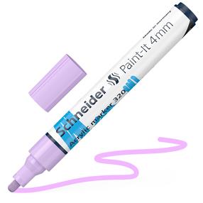 Akrilinis žymeklis Schneider Paint-It 320, 4 mm, šviesiai violetinė sp.