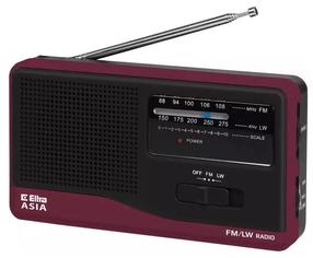 Radio uztvērējs Eltra Asia, melna krās.