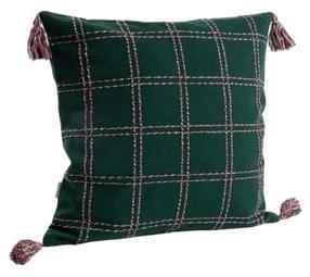 Kalėdinis dekoratyvinės pagalvėlės užvalkalas Homla Enif 708985, žalia, 45 cm x 45 cm