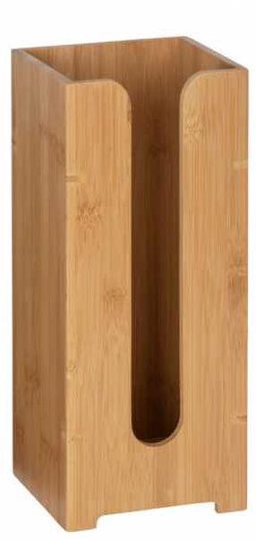 Servetėlių laikiklis Wenko Bamboo, 15 cm x 14 cm x 35.5 cm