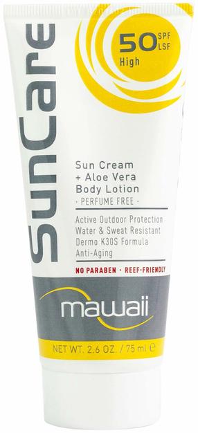 Losjons iedeguma kopšanai ķermenim Mawaii Sun Care SPF50, 75 ml