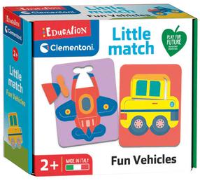 Attīstoša rotaļlieta Clementoni Little Match Fun Vehicles, daudzkrāsaina, 20 gab.