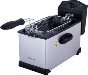 Fritüür Kamille, hõbe v./must v., 2000 W, 3 l
