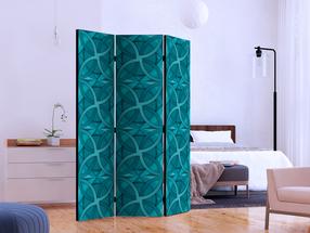Širma Artgeist Geometric Turquoise Paraventtc0073, įvairių spalvų, 135 cm x 172 cm