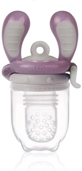 Ниблер для свежих продуктов Kidsme Food Feeder, 4 мес., пластик/силикон, розовый цв.
