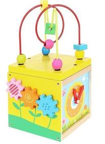 Edukacinis žaislas Kruzzel Sorter Educational Cube, 30 cm, įvairių spalvų