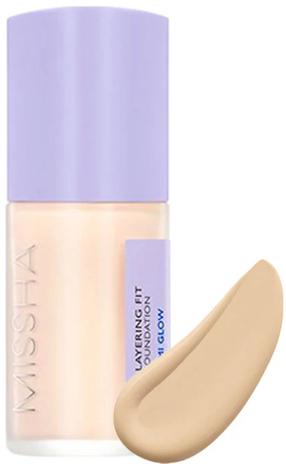 Vedel jumestuskreem Missha Layering Fit Semi Glow, sand, 23, 35 ml
