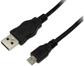 Kabelis Logilink A male / Micro USB B male USB 3.0 A male, Micro USB B male, 1 m, juoda sp.