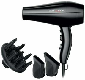 Fēns GA.MA Diva Ceramic GH3535, 2300 W, melna krās.