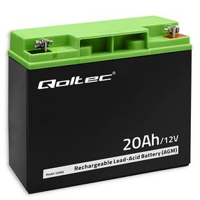 UPS akumuliatorius Qoltec AGM 300A, 20 Ah