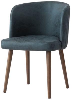 Kėdžių rinkinys Kalune Design Zen 4233 974NMB1951, matinė, ruda sp./tamsi turkio sp., 57 cm x 57 cm x 81 cm, 2 vnt.