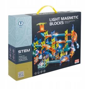 Magnētiskais konstruktors Light 25766, 110 gab., daudzkrāsaina