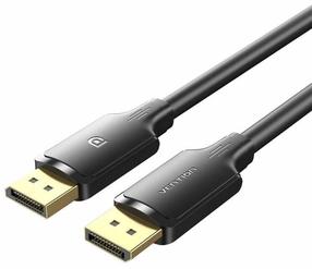 Kabelis Vention HAKBJ, DisplayPort 1.2, 500 cm, melna krās.