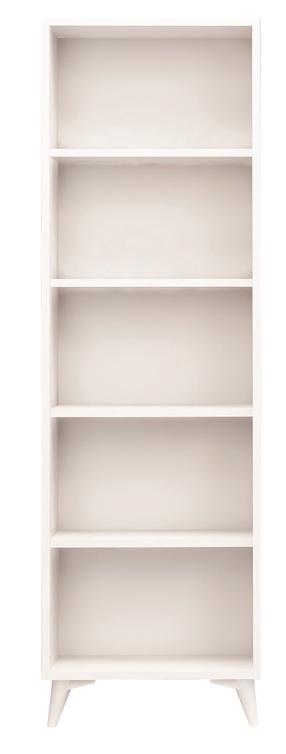 Grīdas plaukts Kalune Design Potena, balta krās., 162 cm x 25 cm x 50 cm