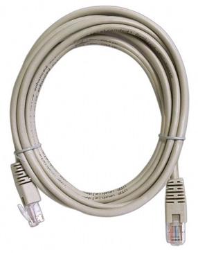 Laidas ART RJ-45, RJ-45 male, 3 m, pilka sp.