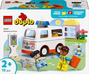 Конструктор LEGO® Duplo Ambulance & Driver 10447, 19 шт.
