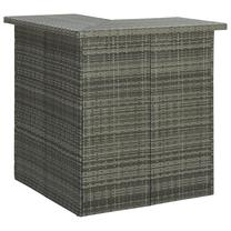 Baro stalas VLX, pilka sp., 100 cm x 50 cm x 105 cm