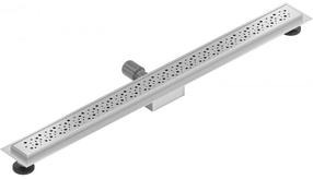 Dušo latakas Mexen Flat Dots, 90 cm