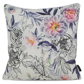 Dekoratyvinės pagalvėlės užvalkalas JLQ-08, juoda sp./kreminė sp., 45 cm x 45 cm