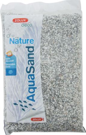 Грунт Zolux AquaSand Nature 346409, 1 кг, серый цв.