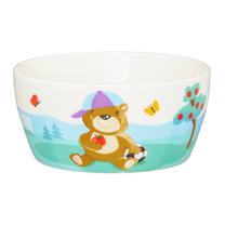Dubenėlis Ambition Junior Eddie, 400 ml, 6+ mėn., 12.2 cm, porcelianas, mėlyna sp./ruda sp./balta sp.