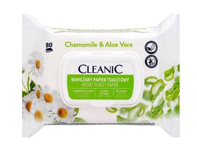 Mitrais tualetes papīrs Cleanic Chamomile & Aloe Vera, 1 sl