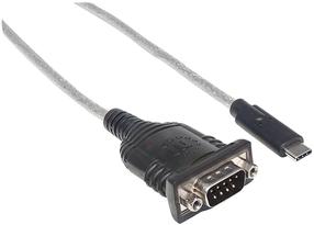 Adapteris Manhattan USB Type-C male, RS-232 male, 0.45 m