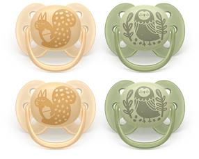 Luttide komplekt Philips Avent Ultra Soft, 6+ kuud, beež v./roheline v.