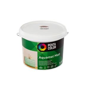 Emaliniai dažai, universalūs Pentacolor Aquamel, matinis, 3 kg, rausvai ruda sp.