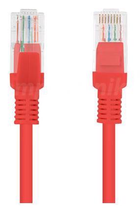 Laidas Lanberg UTP CAT5e RJ-45 8P8C, RJ-45 8P8C, 0.5 m, raudona sp.